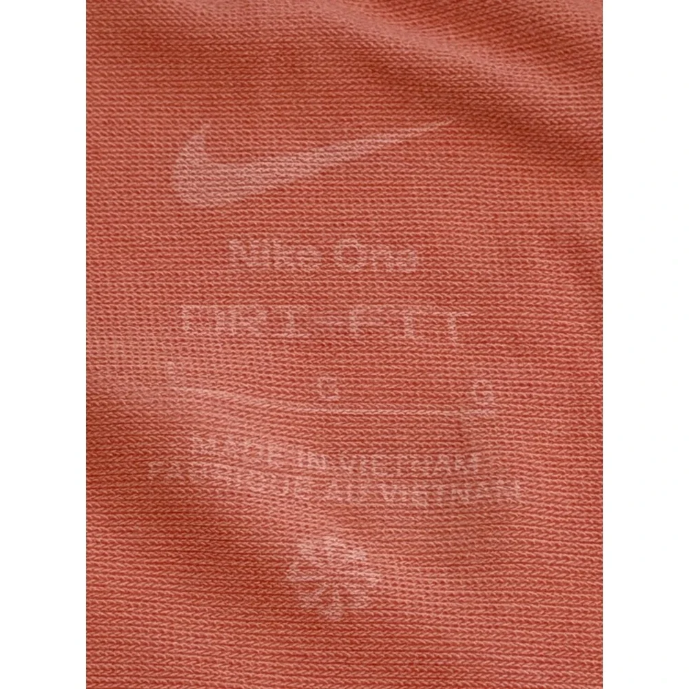 Nike One Dri-FIT Women Rose Pink Relaxed Cropped Short Sleeve T-Shirt HJ1065-685